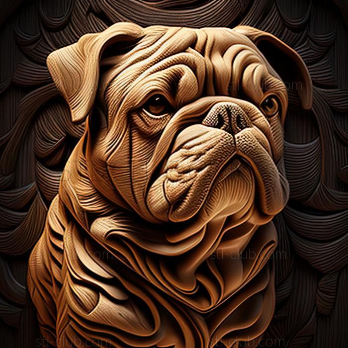 st Continental Bulldog dog